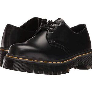 Dr. Martens 1461 Smooth Black Leather Oxford Shoes Women's Sz 8 - Men's Sz 7